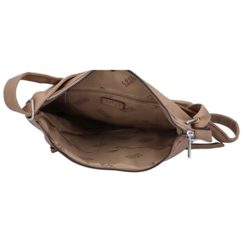 Dámská crossbody kabelka taupe - Coveri Beakty