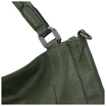 Dámská kabelka přes rameno tmavě zelená - Coveri Palona