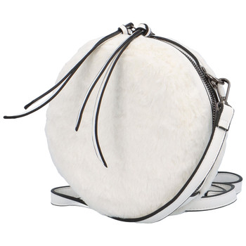 Dámská kožešinová kabelka bílá - Maria C Cheer