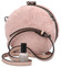 Dámská kožešinová kabelka růžová - Maria C Cheer