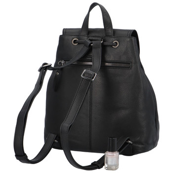 Luxusní dámský kožený batoh černý - Hexagona Doulinq