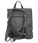 Dámský kožený batůžek kabelka tmavě šedý - ItalY Francesco