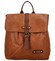 Moderní batoh kabelka hnědý - Coveri Manules