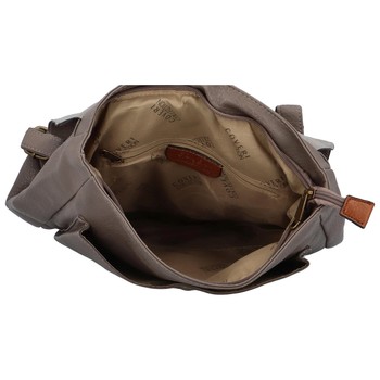 Moderní batoh kabelka pískově šedý - Coveri Manules