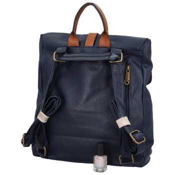 Moderní batoh kabelka tmavě modrý - Coveri Manules
