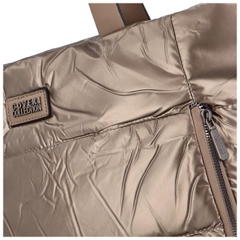 Velká dámská kabelka zlatá - Coveri Miamari