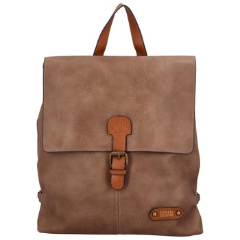 Městský batoh kabelka hnědý - Coveri Karlio 2