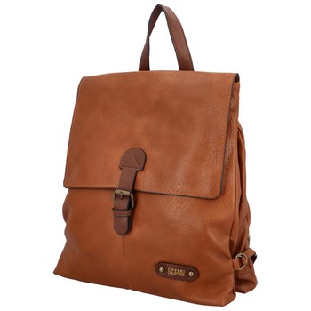 Městský batoh kabelka hnědý - Coveri Karlio
