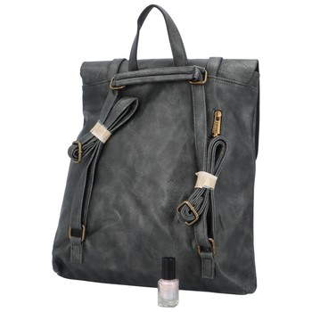Moderní batoh kabelka tmavě šedý - Coveri Luis