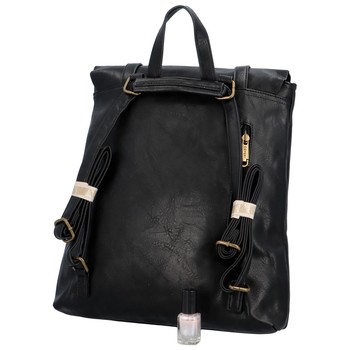 Moderní batoh kabelka černý - Coveri Luis