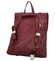 Moderní batoh kabelka vínový - Coveri Luis