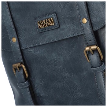 Moderní batoh kabelka tmavě modrý - Coveri Luis