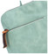 Dámský městský batoh kabelka světle zelený - Paolo Bags Buginni