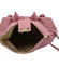 Dámský kožený batoh růžový - ItalY Ahmedus