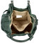 Originální dámská kožená kabelka tmavě zelená - Delami Katrielina