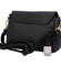 Dámská kožená crossbody kabelka černá - Delami Hexi