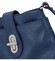 Dámská kožená crossbody kabelka modrá - ItalY Laira