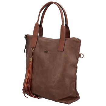 Dámská kabelka přes rameno tmavě hnědá - Coveri Laija