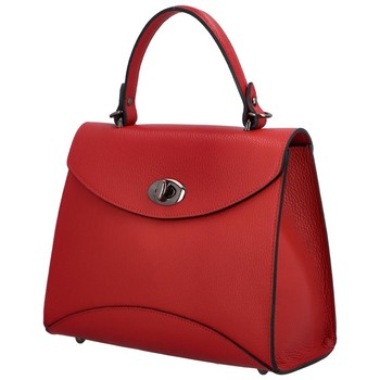 Dámská kožená kabelka do ruky červená - ItalY Sarah