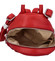 Malý dámský kožený batůžek červený - ItalY Crossan 2