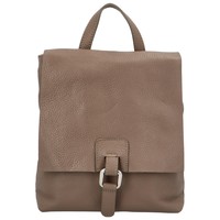 Dámský kožený batůžek kabelka taupe - ItalY Francesco Small