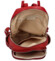 Dámský kožený batůžek červený - Delami Cocoa