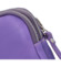Dámské kožené crossbody pouzdro fialové - Delami Valli