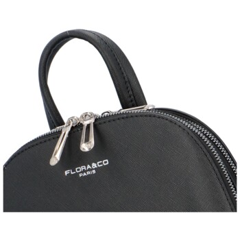 Dámský moderní batůžek černý - FLORA&CO Eliane