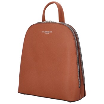 Dámský moderní batůžek hnědý - FLORA&CO Eliane