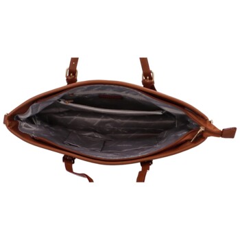 Dámská kabelka na rameno koňaková - Coveri Ofelia