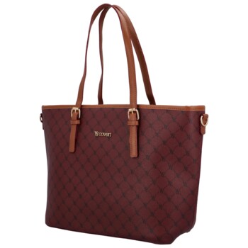 Dámská kabelka na rameno vínová - Coveri Ofelia