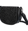 Dámská kožená crossbody kabelka černá - ItalY Betteryela