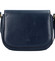 Dámská kožená crossbody kabelka tmavě modrá - Katana Emma