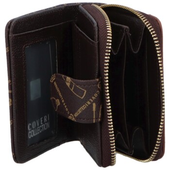Dámská malá peněženka hnědá - Coveri Pretty