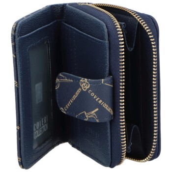 Dámská malá peněženka tmavě modrá - Coveri Pretty