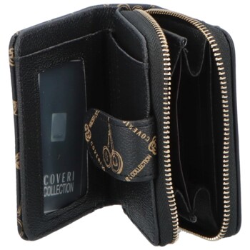 Dámská malá peněženka černá - Coveri Pretty