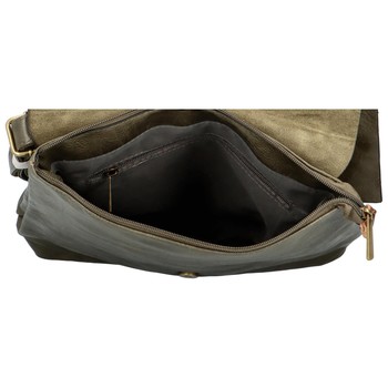 Dámský městský batoh tmavě zelený - Paolo Bags Vivet