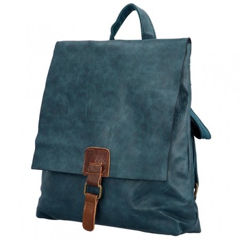 Dámský městský batoh džínově modrý - Paolo Bags Vivet