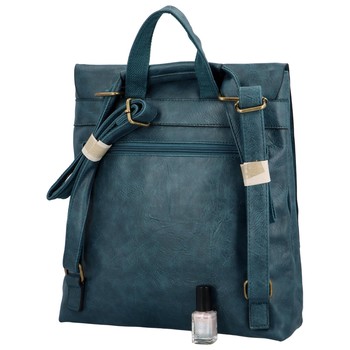 Dámský městský batoh džínově modrý - Paolo Bags Vivet