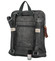 Dámský městský batoh kabelka tmavě šedý - Paolo Bags Buginni