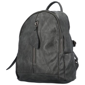Dámský batůžek tmavě šedý - Paolo Bags Desta