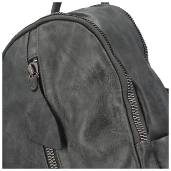 Dámský batůžek tmavě šedý - Paolo Bags Desta