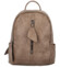 Dámský batůžek světle hnědý - Paolo Bags Desta