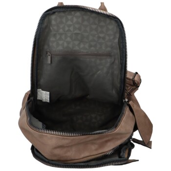 Dámský batůžek světle hnědý - Paolo Bags Desta
