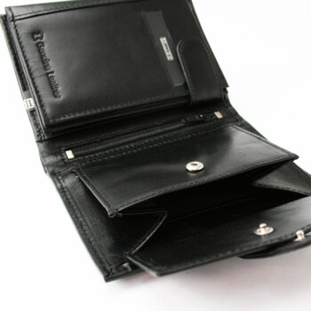 Pánská kožená peněženka černá - Bellugio Alec