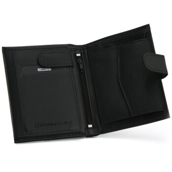 Pánská kožená peněženka černá - Bellugio Alec