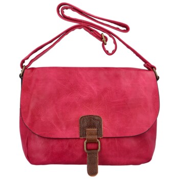 Dámská crossbody kabelka fuchsiová - Paolo bags Talisia