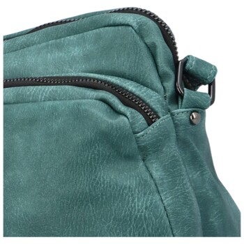 Dámská crossbody kabelka tyrkysová - Paolo bags Denerie