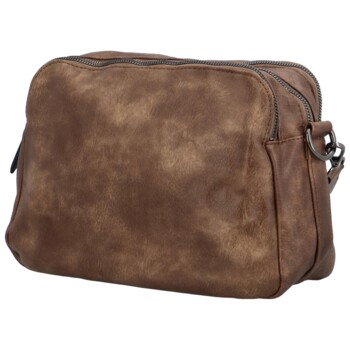 Dámská crossbody kabelka tmavě hnědá - Paolo bags Erianes