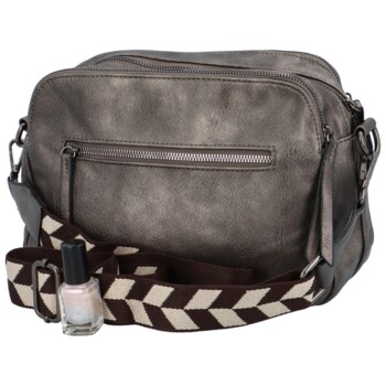 Dámská crossbody kabelka antická stříbrná - Paolo bags Erianes